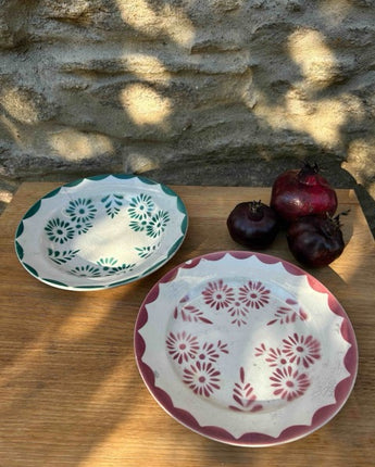 PRATOS DE FAIANÇA - par