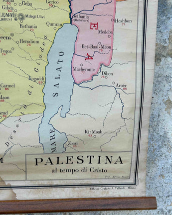 TELA ESCOLAR MAPA DA PALESTINA