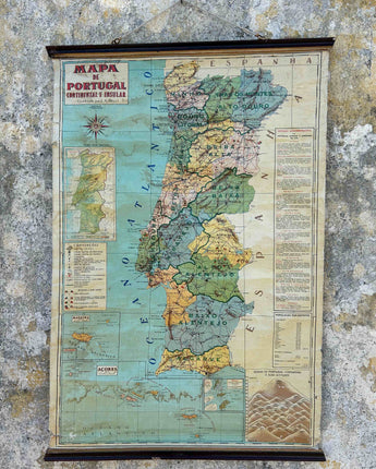 TELA ESCOLAR MAPA DE PORTUGAL