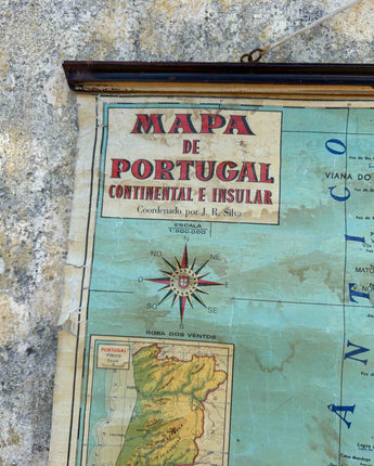 TELA ESCOLAR MAPA DE PORTUGAL