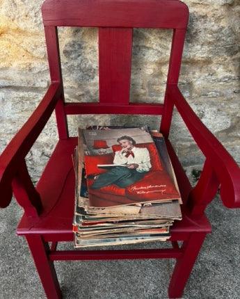 BROCHURA DE MODA DOS ANOS 1950