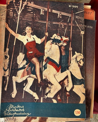 BROCHURA DE MODA DOS ANOS 1950